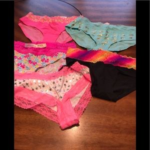 Bundle of VS Panties Never Worn Sz L